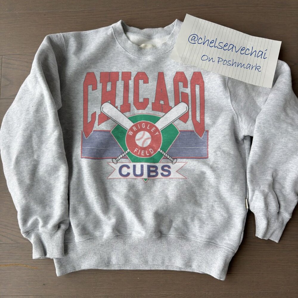 Vintage Chicago Cubs Baseball Sweatshirt, MLB Chicago Cubs World Series Shirt